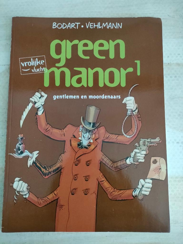 GREEN MANOR nr. 1 Gentlemen en moordenaars, Eén stripboek, Ophalen of Verzenden, Gelezen