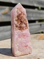 Prachtige roze aragoniet toren met open kristallen, Verzamelen, Mineralen en Fossielen, Ophalen of Verzenden, Mineraal