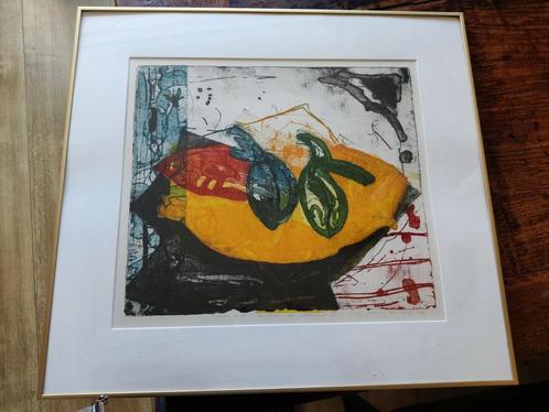 Gesigneerde Zeefdruk van Lukie de Bree ( Poisson Rouge ), Antiek en Kunst, Kunst | Litho's en Zeefdrukken, Ophalen