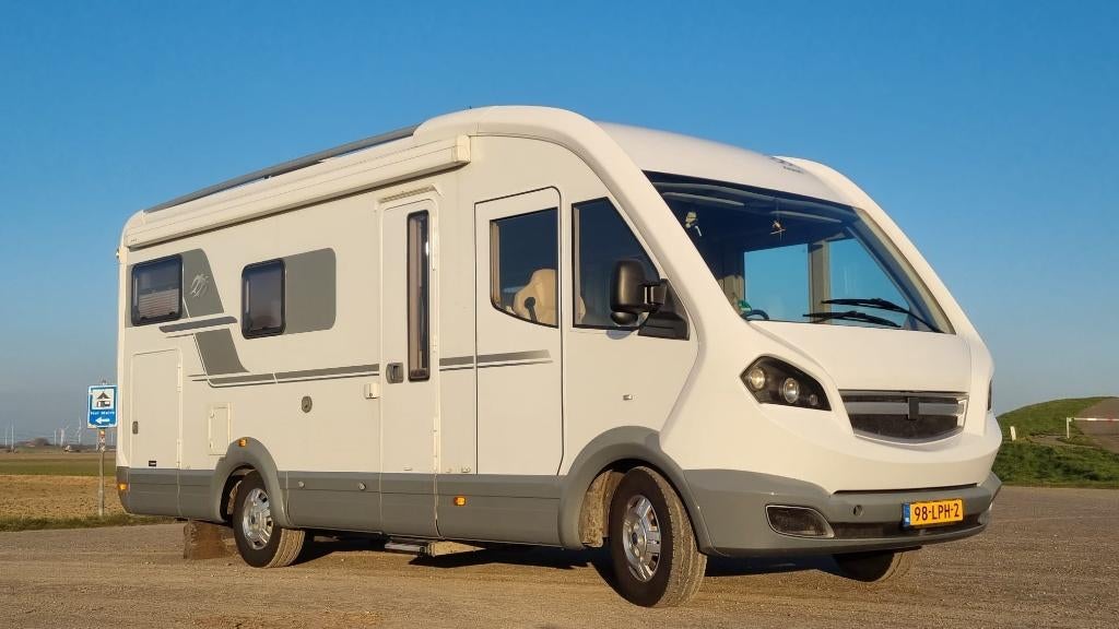 Camper Knaus S-Liner 700, Caravans en Kamperen, Campers, Integraal, Gaslek-detector, Ringverwarming, Fiat