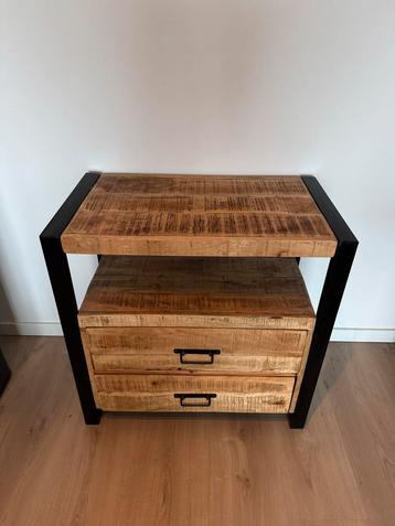 Mangohout Dressoir - 80x80x45 cm beschikbaar voor biedingen