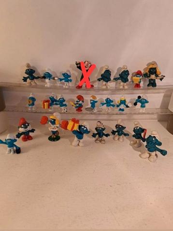 Grote set - smurfen  : peyo en Schleich beschikbaar voor biedingen