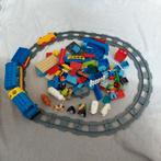 Grote partij Lego Duplo Trein met Rails & Poppetjes, Kinderen en Baby's, Speelgoed | Duplo en Lego, Ophalen of Verzenden, Gebruikt