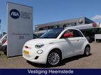 Fiat 500C Elektrische Cabrio RED Edition Carplay, 15 min, Gebruikt, 4 stoelen, Wit