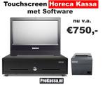 Touchscreen POS Winkel Kassa Kassasysteem met software €750, Ophalen of Verzenden, Windows, Zo goed als nieuw