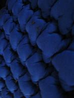 Kvadrat Febrik Pied de Poule Royal meubelstof; kobaltblauw, Hobby en Vrije tijd, Stoffen en Lappen, Wol, Blauw, 120 cm of meer