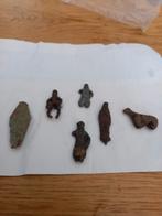 Lot Bodemvondsten Beeldjes - Lood, Koper, Brons, Ophalen of Verzenden, Brons