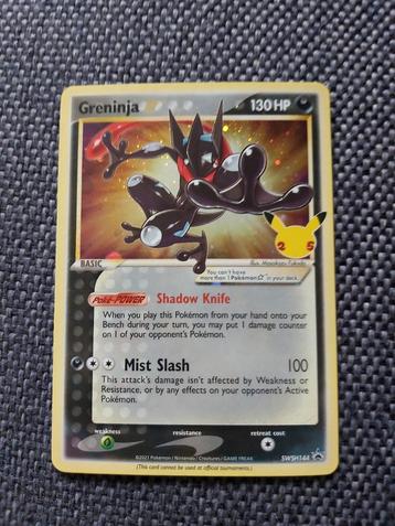 Greninja goldstar swsh #144 celebrations promo beschikbaar voor biedingen
