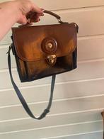 Vintage leren tas, Ophalen of Verzenden, Zo goed als nieuw, Bruin, Handtas
