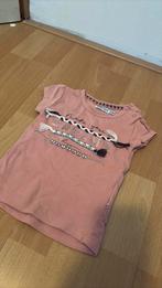 Maat 74 t-shirt lichtroze Dirkje, Kinderen en Baby's, Babykleding | Maat 74, Ophalen of Verzenden, Zo goed als nieuw, Meisje, Shirtje of Longsleeve