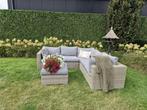 Mooie loungeset/tuinset, Ophalen of Verzenden, Zo goed als nieuw, Wicker, 7 zitplaatsen