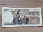 Italië bankbiljet 20000 lire Tiziano 21-02-1975, Ophalen of Verzenden, Italië