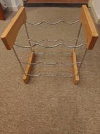 Houten Wijnrek voor 6 flessen, Ophalen of Verzenden, Zo goed als nieuw, Hout, Minder dan 50 cm