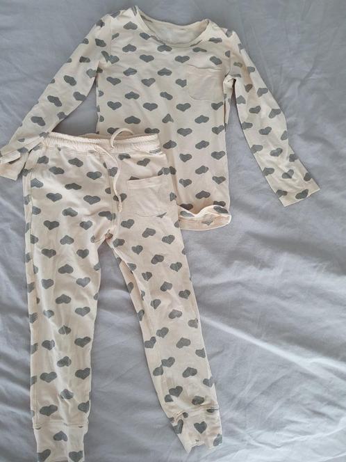 Pyjama Claesens creme mt 116, Kinderen en Baby's, Kinderkleding | Maat 116, Zo goed als nieuw, Meisje, Nacht- of Onderkleding