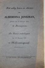 Leven en sterven Alberdina Jonkman te Molenaarsgraaf 1914, Ophalen of Verzenden, Gelezen, Christendom | Protestants