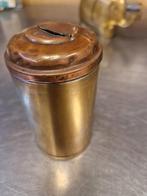 Vintage Koperen/Bronzen Spaarpot, Ophalen of Verzenden, Koper