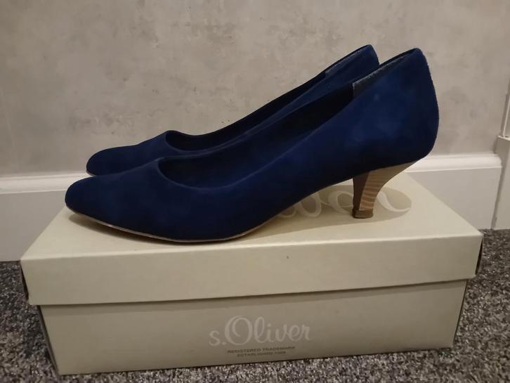Mooie schoenen, 's Oliver! z.g.a.n., Kleding | Dames, Schoenen, Zo goed als nieuw, Schoenen met lage hakken, Blauw, Ophalen of Verzenden