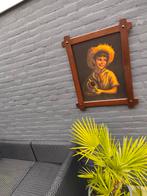 Te koop een oud schilderij met jongen erop 20€, Antiek en Kunst, Kunst | Schilderijen | Klassiek, Ophalen of Verzenden