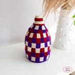 Marokkaanse Berber mand, Huis en Inrichting, Overige materialen, Mand, Verzenden, Rond
