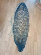 Groot blauw hooinet slowfeeder 135cm lang, Ophalen of Verzenden, Gebruikt