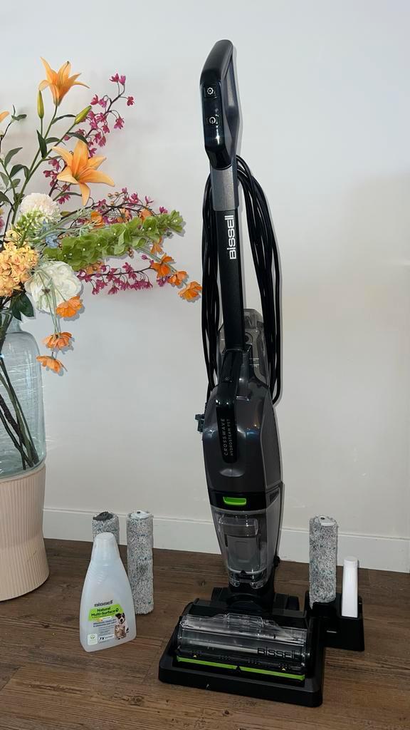 Bissell Crosswave Pet Pro - Waterstofzuiger, Witgoed en Apparatuur, Stofzuigers, Zo goed als nieuw, Waterstofzuiger, Minder dan 1200 watt