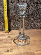 Kristallen Kaarsenhouder, Huis en Inrichting, Overige materialen, Wit, Ophalen of Verzenden, Zo goed als nieuw