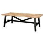 Ikea SKOGSTA eettafel 235x100cm Acacia hout, Ophalen, Gebruikt, 100 tot 150 cm, 200 cm of meer
