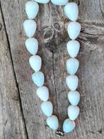 Zware maansteen ketting, Ophalen of Verzenden, Overige materialen, Ketting, Met edelsteen