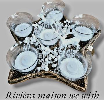 Rivièra maison star & RM we wish votive's  beschikbaar voor biedingen