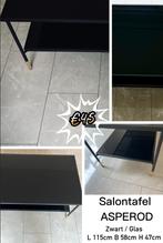 ASPEROD SALON TAFEL, Ophalen, Gebruikt, 100 tot 150 cm, Glas