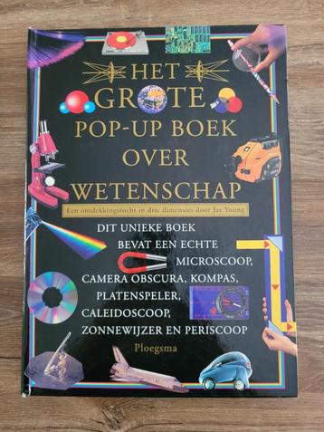 Het grote pop-up boek over wetenschap beschikbaar voor biedingen