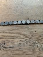 Antieke Wilhelmina 10 cent armband, Ophalen of Verzenden, Gebruikt, Zilver