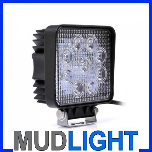 27 watt 27w led werklamp, 12v vierkant of rond. Gratis verze, Auto-onderdelen, Elektronica en Kabels, Nieuw, Verzenden