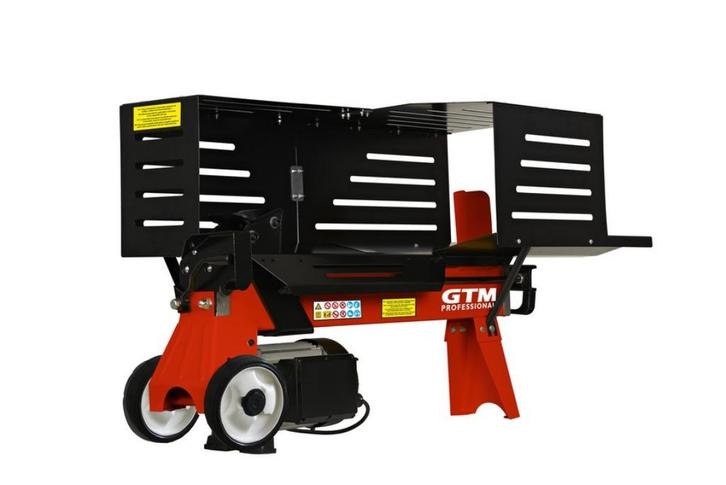 GTM GTL7000H 7 Ton 230 Volt Houtklover met werkverhoger, Tuin en Terras, Kloofmachines, Nieuw, Liggend, Elektrisch, Ophalen of Verzenden