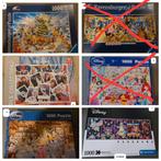 Disney puzzels 1000 stukjes van diverse merken, Hobby en Vrije tijd, Denksport en Puzzels, Ophalen, 500 t/m 1500 stukjes, Zo goed als nieuw