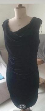 Fluwelen jurk, Maat 38/40 (M), H&M, Zwart, Ophalen of Verzenden