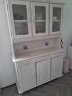 Buffetkast met glazen deuren, Ophalen, Gebruikt, Glas, 150 tot 200 cm