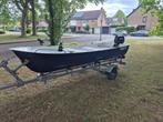 Verano 3.60 Visboot met Trailer & 5pk Motor, Watersport en Boten, Vis- en Consoleboten, Ophalen, Gebruikt, Tot 10 pk, Aluminium