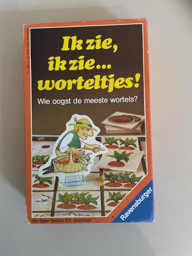 Ik zie , ik zie.... worteltjes. Ravensburger spel., Hobby en Vrije tijd, Gezelschapsspellen | Overige, Zo goed als nieuw, Een of twee spelers