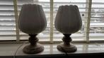 Stenen tulp lampen 2x (beige), Huis en Inrichting, Ophalen, Zo goed als nieuw, Minder dan 50 cm
