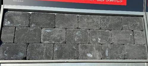 trommel stenen 20x30x5 antraciet rest partij 30 m2, Tuin en Terras, Tegels en Klinkers, Nieuw, Klinkers, Beton, 10 m² of meer