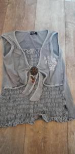 GRIJZE TOP met label D&G, Ophalen of Verzenden, Nieuw, Grijs, Zonder mouw