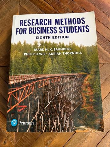 Research Methods for Business Students beschikbaar voor biedingen