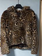 Super zachte en warme luipaard print jas, Ophalen of Verzenden, Zo goed als nieuw, Maat 38/40 (M), Bruin