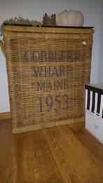 Riviera Maison Cobblers Wharf Maine 1953 mand, Ophalen, Zo goed als nieuw, Rechthoekig, Riet