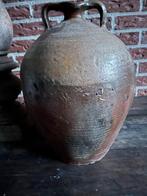Antieke Kruik - Aardewerk - Bieden naar waarde, Antiek en Kunst, Ophalen of Verzenden