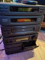 Akai AC MX 100 -T midi hifi met afstandsbediening, Audio, Tv en Foto, Stereo-sets, Ophalen of Verzenden, Cassettedeck, Akai