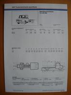 DAF VA 400 BN Technische Specificatie Folder 1987, Ophalen, Zo goed als nieuw, Overige merken, DAF
