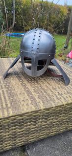 Vikinghelm ridderhelm  met gezichtsbescherming, Hobby en Vrije tijd, Kostuums, Theaterbenodigdheden en LARP, Ophalen of Verzenden
