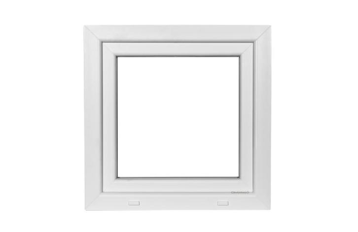 Kunststof Kozijn Draaikiep  B60 H60cm Wit, Doe-het-zelf en Verbouw, Kozijnen en Schuifpuien, Nieuw, Raamkozijn, Kunststof, Inclusief glas